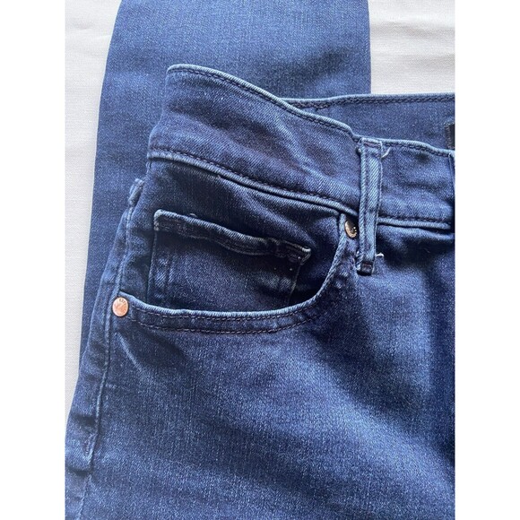 Express Jeans Womens 4R Skinny Mid Rise Stretch Dark Wash Blue Soft Playtime - Picture 4 of 14